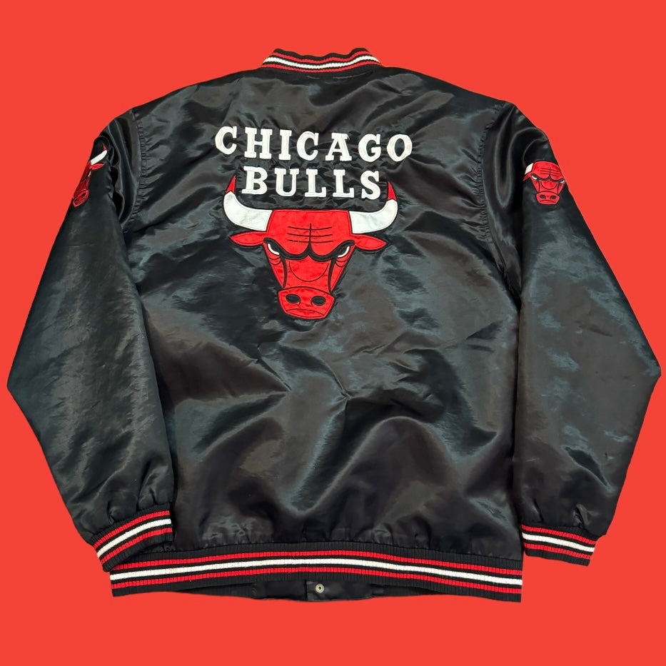 Chicago Bulls JH Design Satin Jacket 2XL
