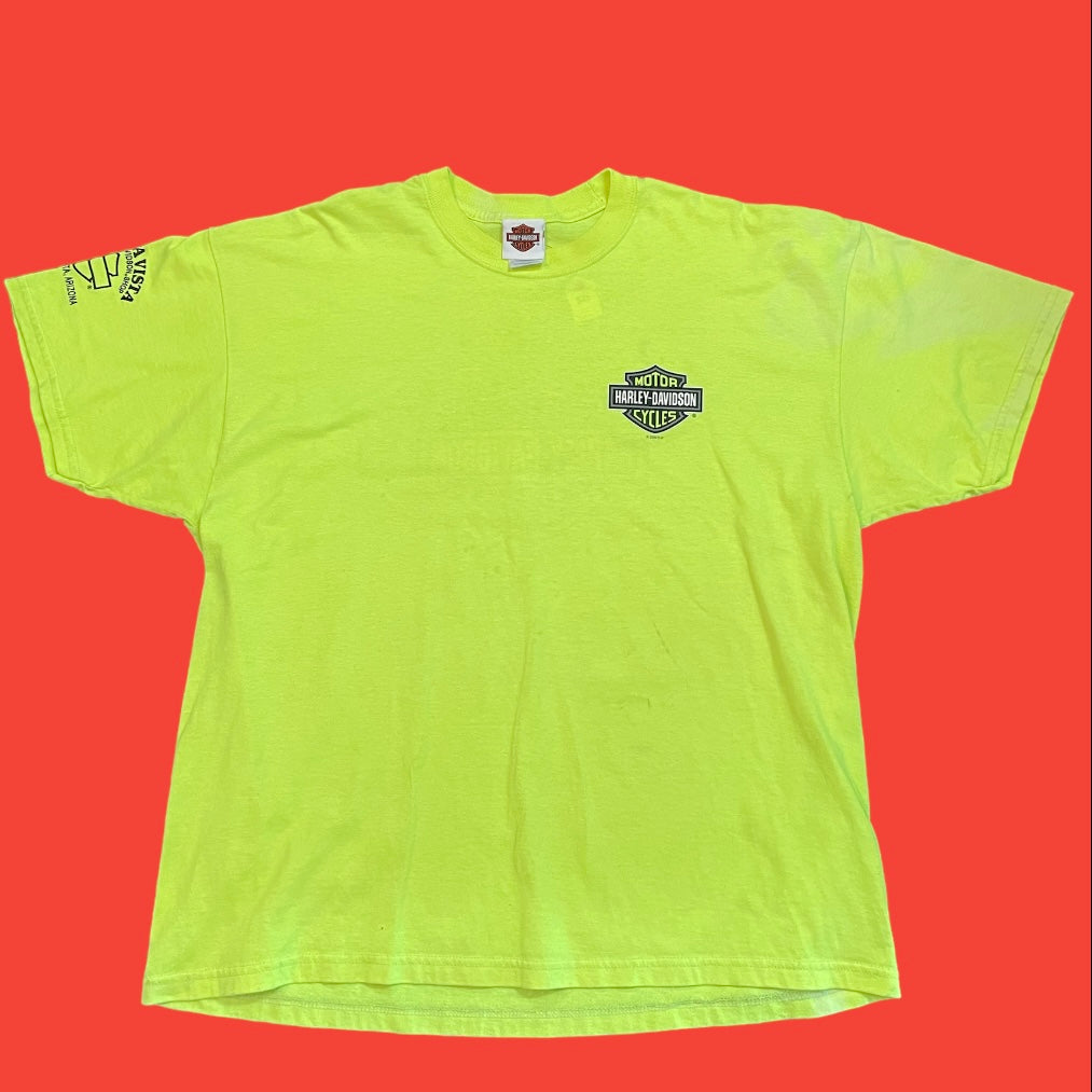 Harley Davidson Neon Can You See Me Now? T-Shirt 2XL