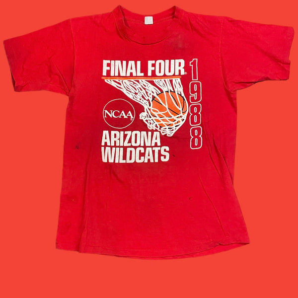 U Of A Arizona Wildcats Final Four 1988 T-Shirt L
