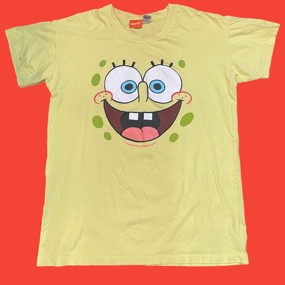 SpongeBob Big Face T-Shirt OSFA/ XL
