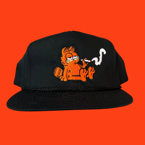 Slobby’s Smoke Out Fat Cat Black Twill Snapback