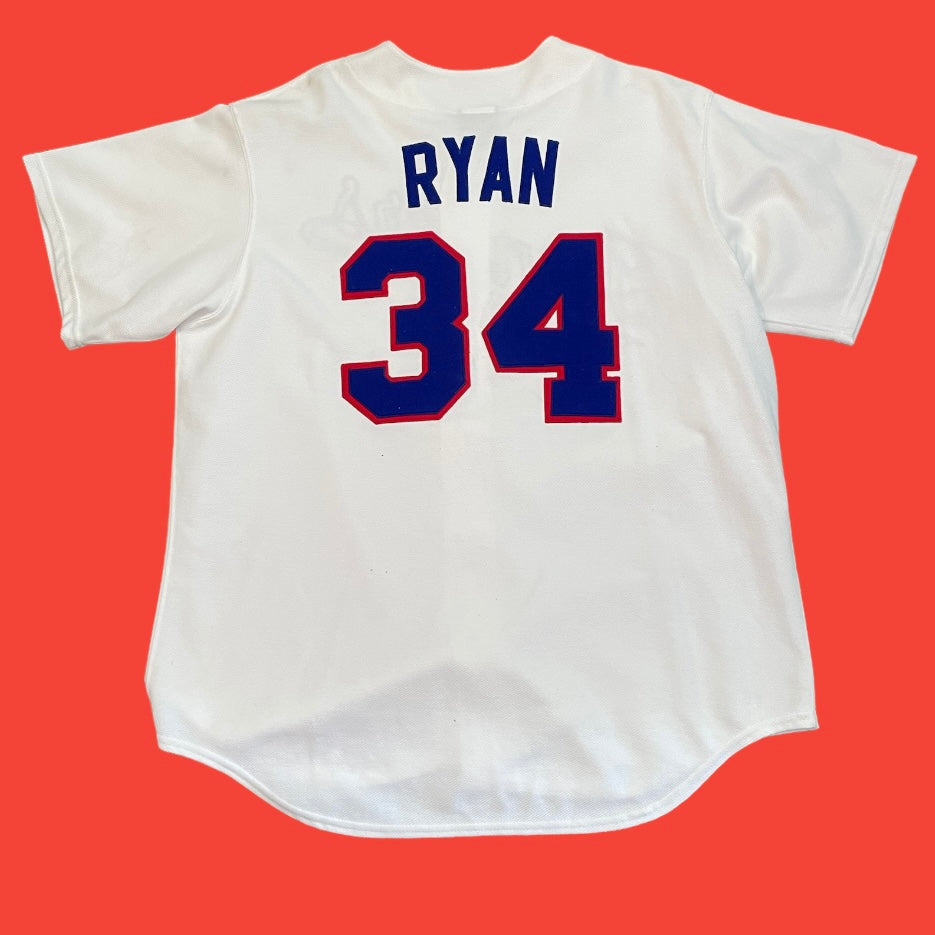 Ryan Texas Rangers Cooperstown Collection Majestic Jersey XL
