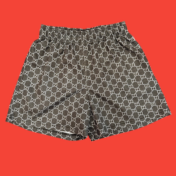 Bravest Studios Grey Monogram Shorts L