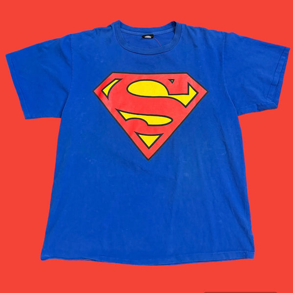 Superman Logo Warner Bros 2000 T-Shirt XL
