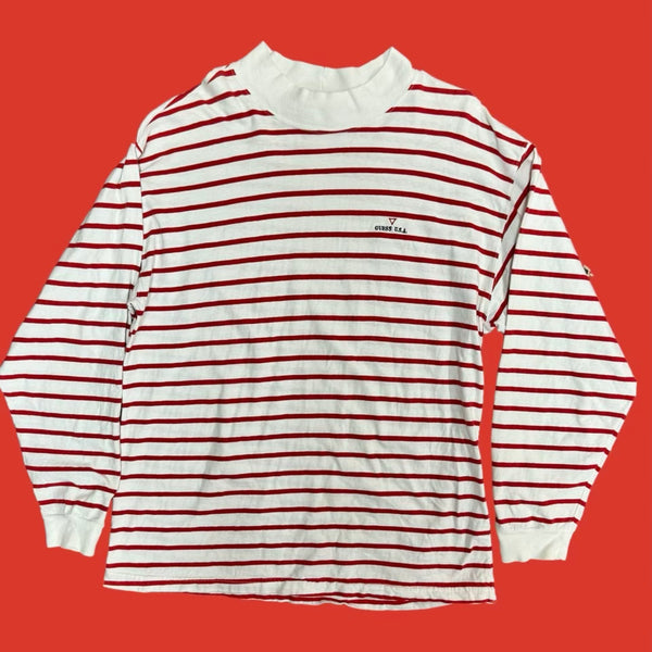 Guess USA Striped LongSleeve T-Shirt XL