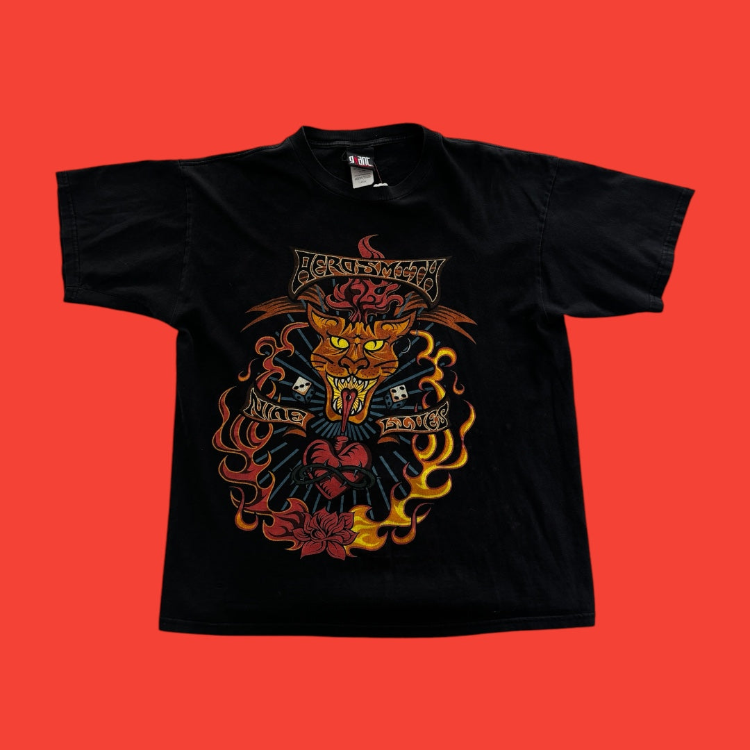 Aerosmith 1997 Nine Lives Giant T-Shirt