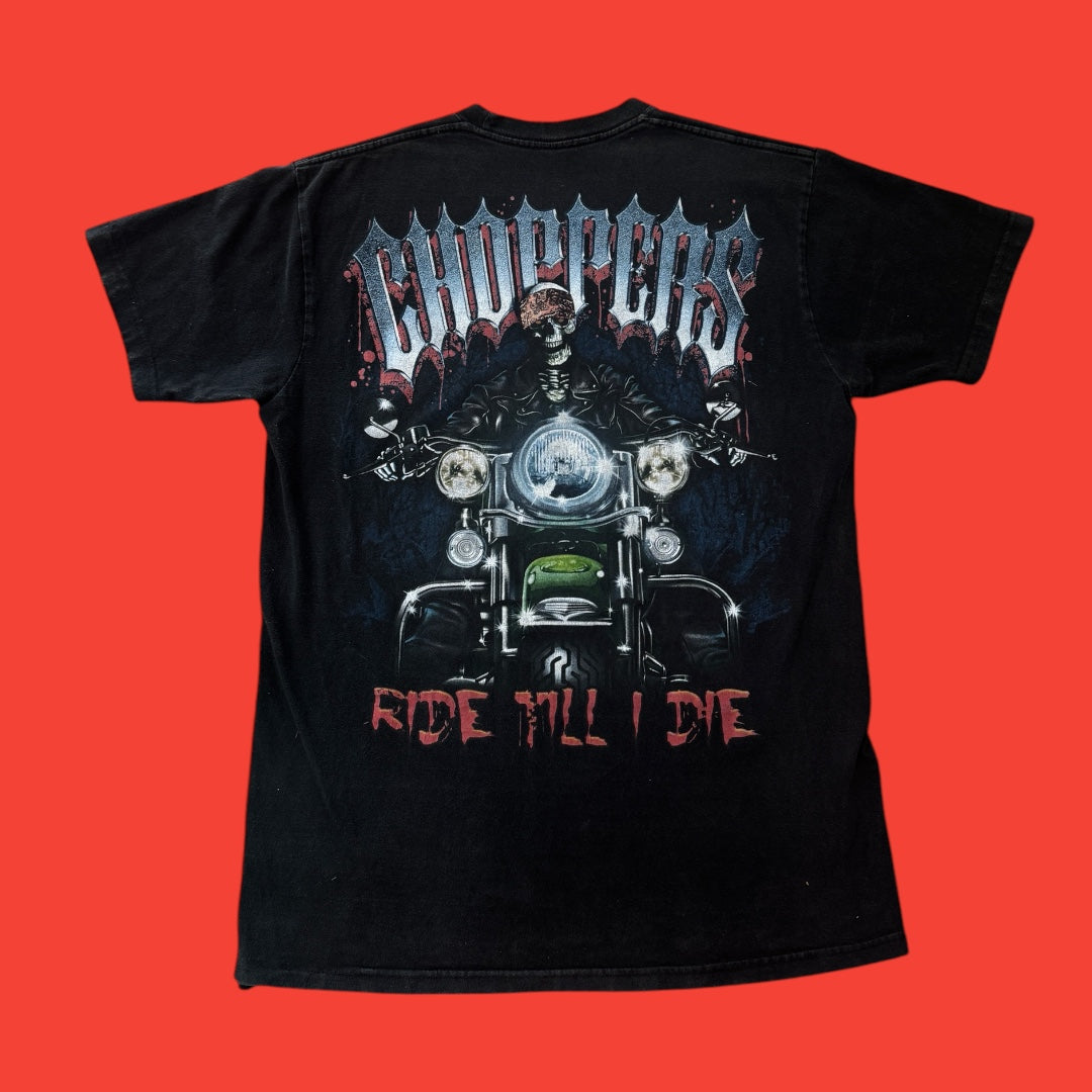 Choppers Ride Till I Die T-Shirt L