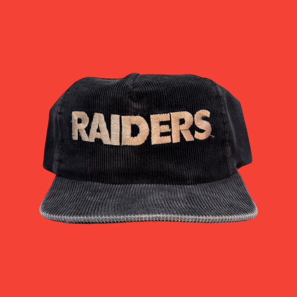 Raiders Corduroy Block Logo Snapback