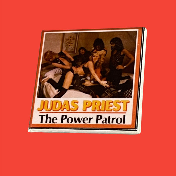 Judas Priest The Power Patrol Button Pin