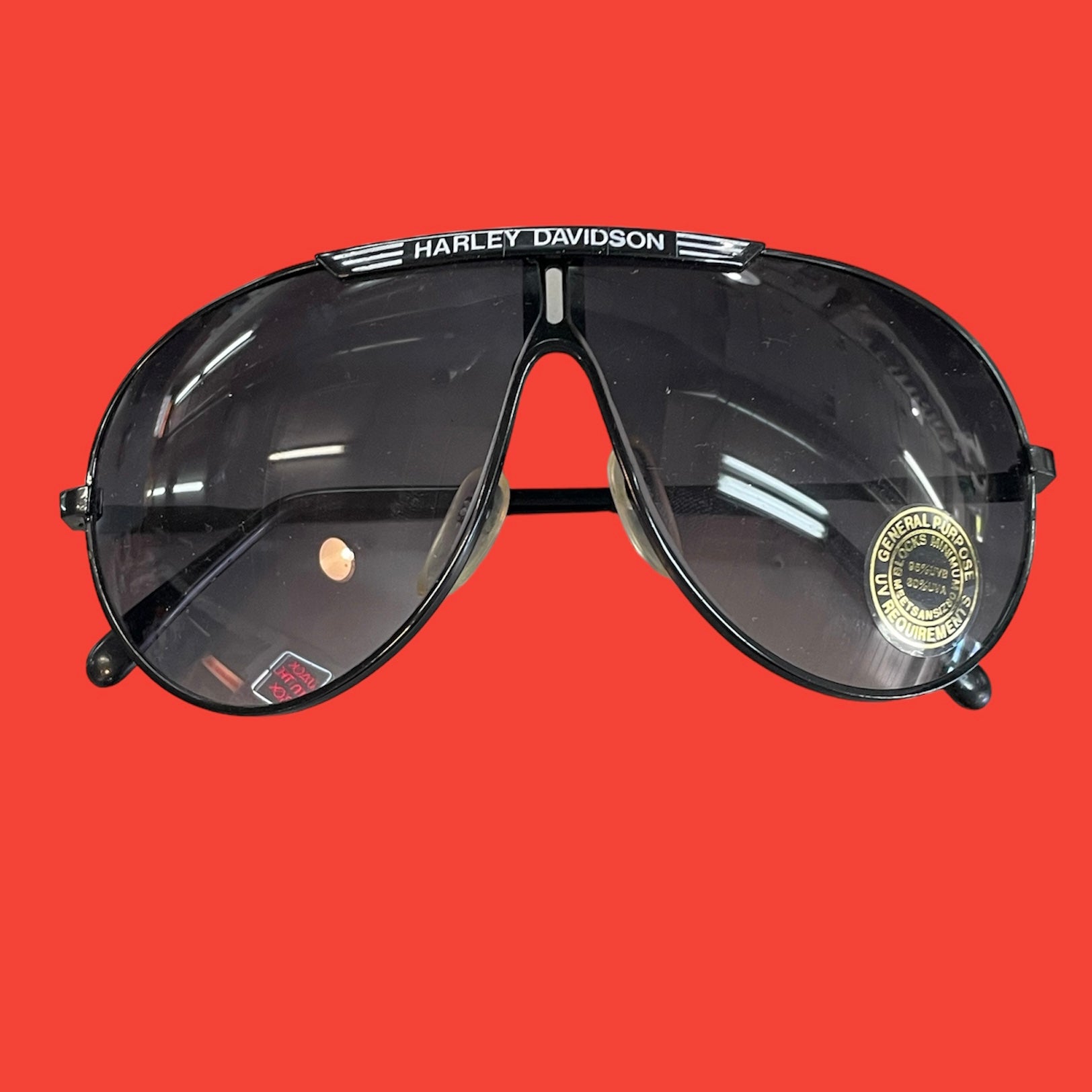 Harley Davidson Aviator Black Sunglasses